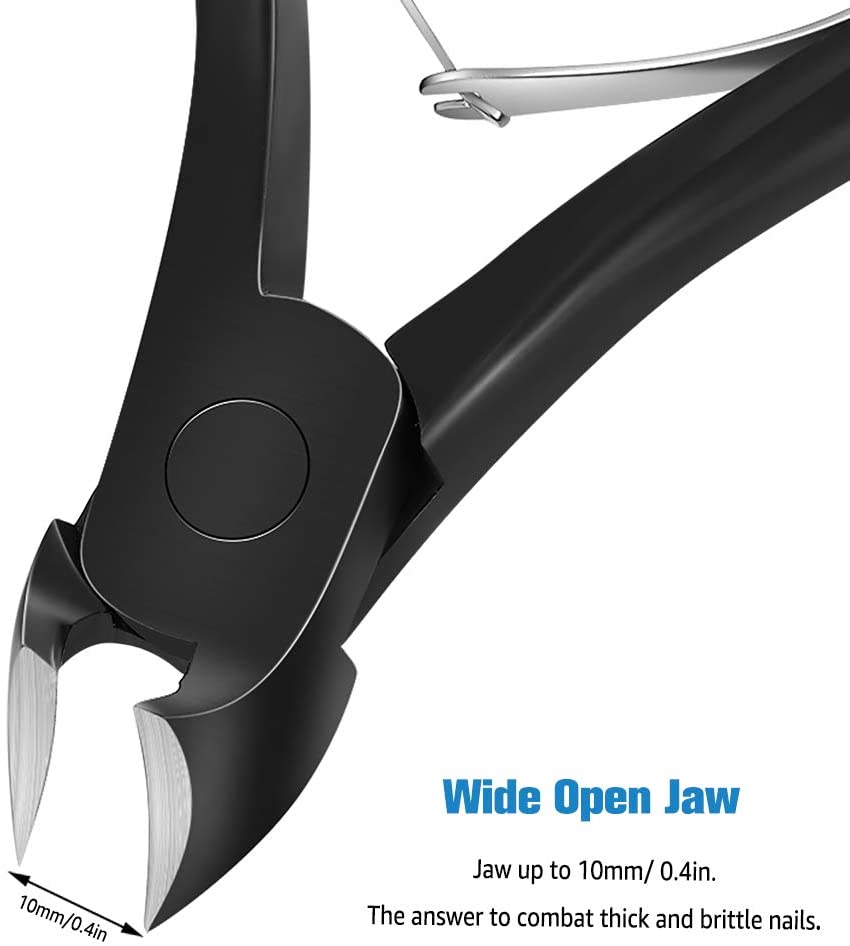 FERYES Toenail Clippers for Thick Nails Toe Nail Clippers for Ingrown Hard Toe Nail Fingernail - Image 3
