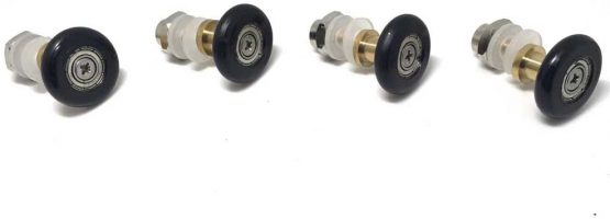SET OF 8 SHOWER DOOR ROLLERS RUNNERS WHEELS PULLERS 25MM - Image 3