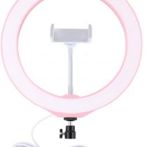 PULUZ 10.2 inch Selfie LED Ring Light Video Lights with Cold Shoe Tripod Ball Head & Phone Clamp for make-up and YouTube Video vlogging equipment