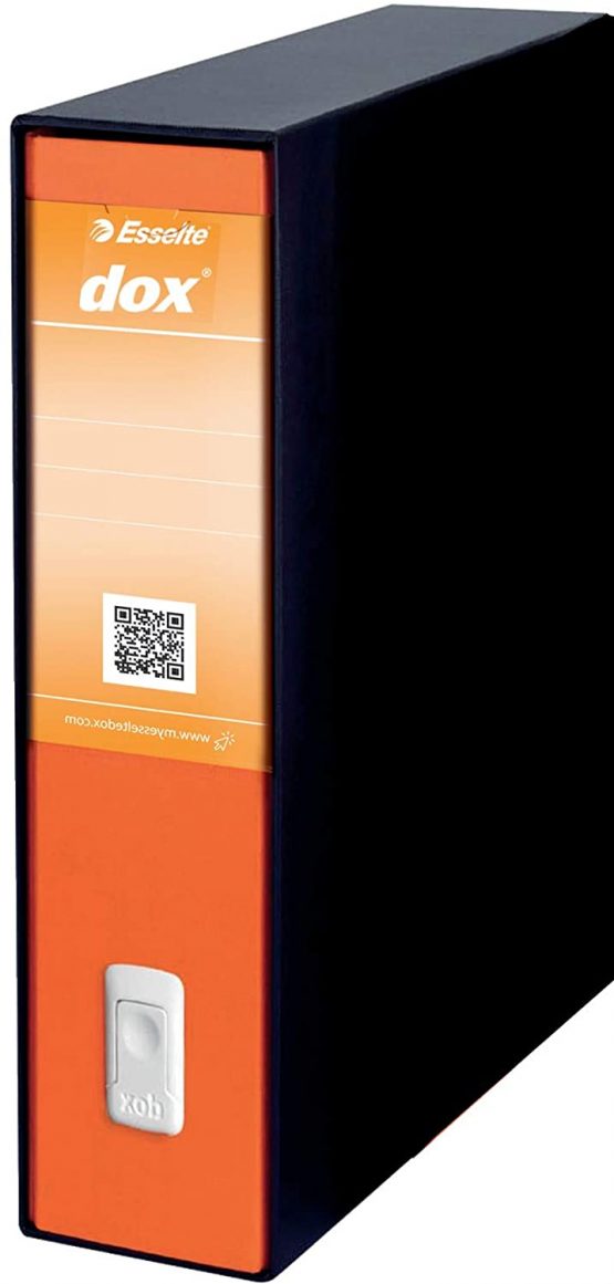 Esselte DOX 2 - Cardboard folder, orange , Single unit