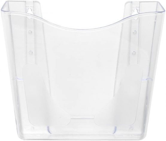 Deflecto CP081YT A4 Portrait Literature File with Hanging Bracket - Crystal - Image 2