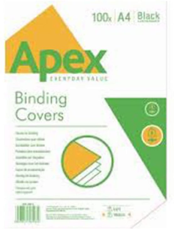 Fellowes Apex Delta Cover Binder A4 230 g Pack of 100 White