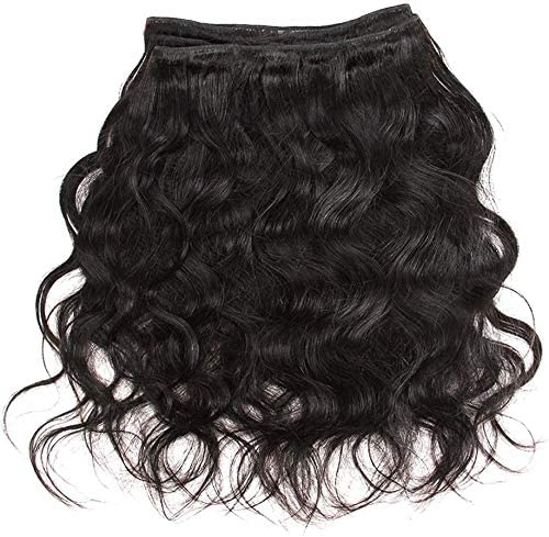 Yavida Body Wave Human Hair Bundles with Closure 100% Unprocessed Brazilian Virgin Human Hair Bundles with 4x4 Lace Closure Body Wave Bundles Human Hair Natural Black Color 16 18 20+14 Inch - Image 4