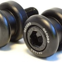 Oxford Motorcycle Paddock Stand Bobbins, Black, M8 (1.25 thread)