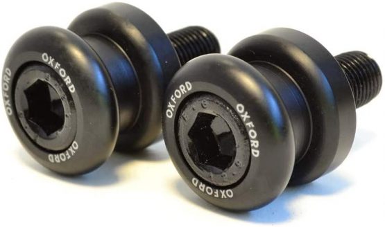 Oxford Motorcycle Paddock Stand Bobbins, Black, M8 (1.25 thread)