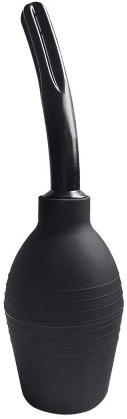 Careforyou Anal Douche Enema Bulb Vaginal Douche Enema Cleaner for Women’s or Man’s Health, Black