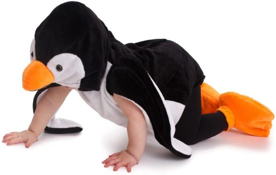 Dress Up America 871-0-6 Penguin Halloween Dress, White, 0-6 Months (Weight: 3.5-7 kg, Height: 43-61 cm) - Image 2