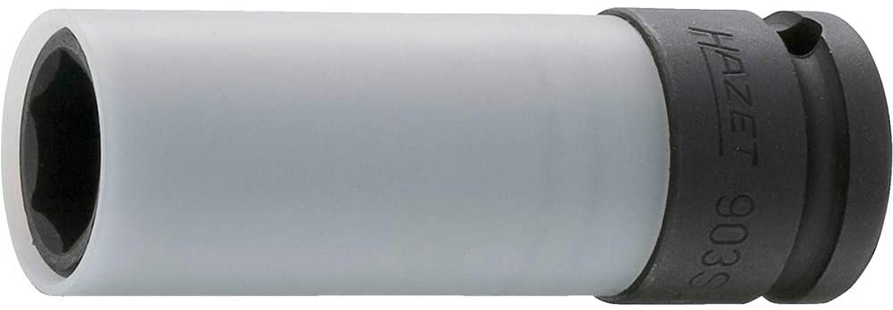 HAZET 903SLG-15 85 mm 6-Point Hexagon Traction Profile Impact Socket - Phosphatised/Oiled, 15mm