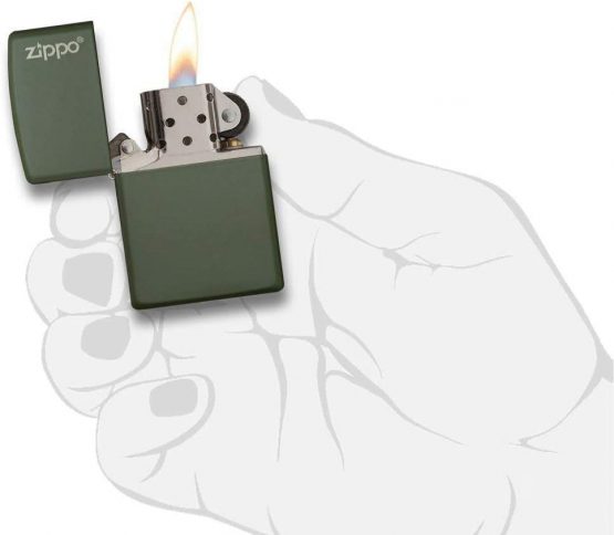 Zippo Unisex's 221ZL, Green Matte - Image 4