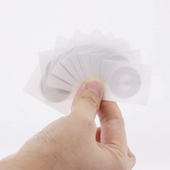 NTAG216 888 Bytes Memory NFC Stickers NFC Tags Fully Programmable,25mm Round,Timeskey NFC Tag Compatible with All NFC-Enabled Smartphones and Devices-50 Pieces - Image 2