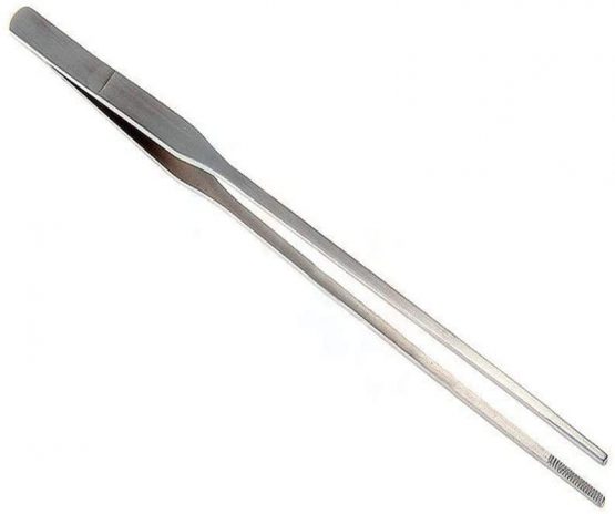 BinaryABC Aquarium Tweezers,Stainless Steel Feeding Straight Tweezer 27cm - Image 3