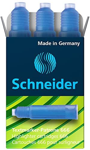 Text Marker Cartridge (Pack of 3 Blue