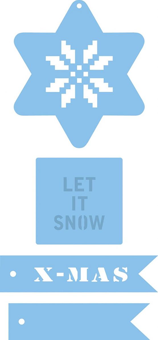 Marianne Design Winter Wishes Creatable Die, Pack of 4, Blue
