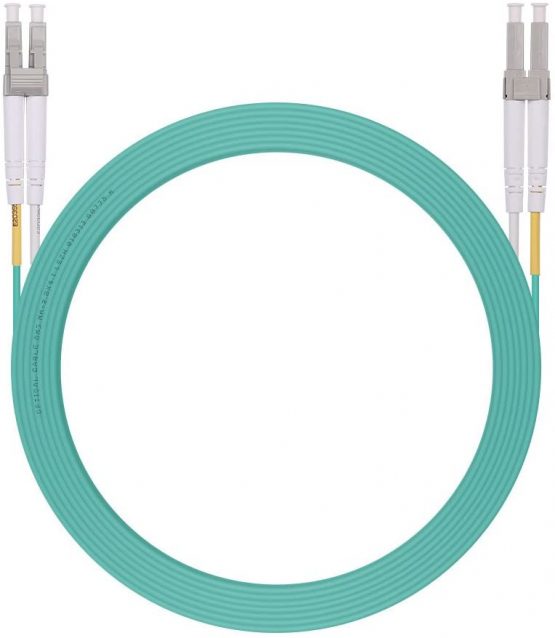 LC to LC Fiber Optic Patch Cable 5m(16.5ft), OM3 Mulitimode Duplex Fiber Patch Cable 50/125um,LSZH for SFP and SFP+ Transceiver