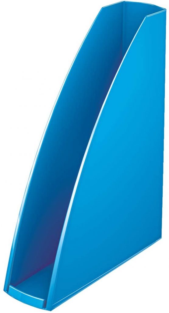 Leitz TS-120556 Wow Range A4 Duo Colour Magazine File, 73mm x 318mm x 272mm, Blue - Image 2