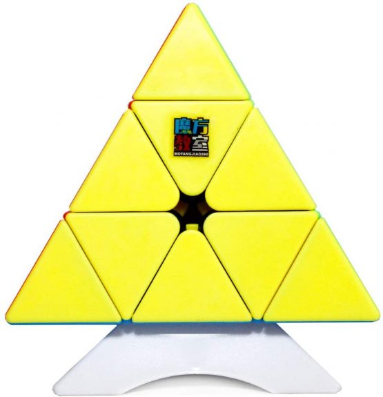 OJIN MoYu MOFANGJIAOSHI CUBING CLASSROOM MFJS Meilong Series Cube Bundle Megaminx & Skewb & Square-1 & Pyramid Bright Cube set with Gift Packing + Four Cube Tripods (Stickerless) - Image 4