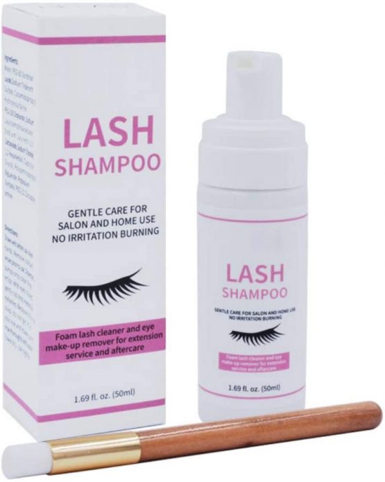 Allbestaye 50ml Professional Eyelashes Shampoo Eyelash Extension