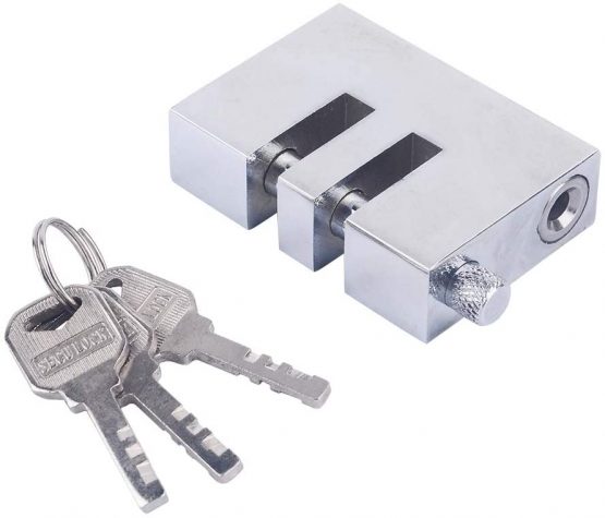 Clutch Pedal Lock, Stainless Steel 8 Holes Car Pedal Lock Clutch Lock Car Brake Lock Car Pedal Lock Anti-theft Device Car Lock Security Accessories - Image 3