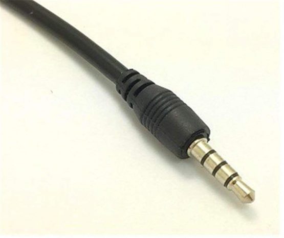 Coomoors USB to 3.5mm Jack Audio Adapter AUX to USB Adapter Audio Music Car Stereo Male Plug Jack to USB Female Cord Converter Cable U Disk Aux Cable for Car - Black(Car Need Decode Function) - Image 3