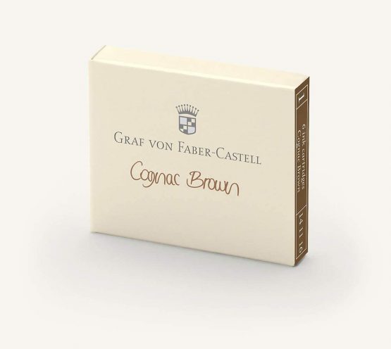 Graf von Faber-Castell 6 Ink cartridges Cognac