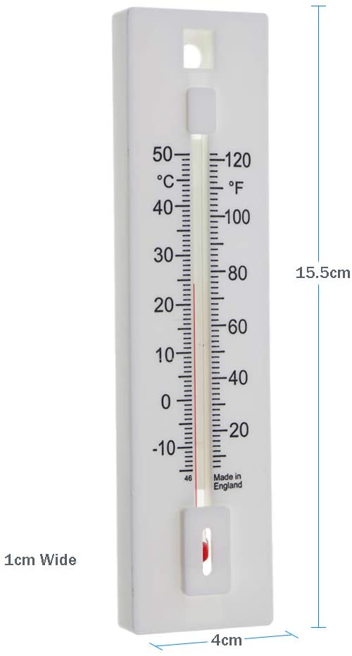 Wall Thermometer Easy To Read 150mm Accurate Room Thermometer For Measuring  Indoor Room Temperature In The Home Garden Greenhouse