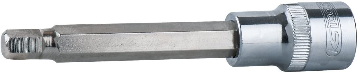 KS Tools 918.1655 1/2-inch 5mm Chrome+ Hex Bit Long Socket