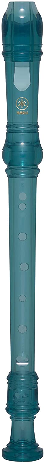 YAMAHA YRS20BB Recorder - Soprano Recorder, Baroque fingering, Translucent Blue, Einheitsgröße