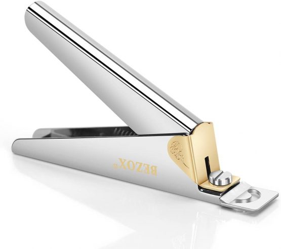 BEZOX False Nail Tip Clipper Cutter Trimmer Manicure Pedicure Nail Art Tool/Acrylic Nail Tips Edge Cutter - Stainless Steel - Image 2