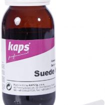 Nubuck & Suede Shoe Dye, Fix Repair Colour and Paint Shoes Bags and Leather Goods, with Application Brush, Many Colours, by Kaps (106 - Dark Brown)