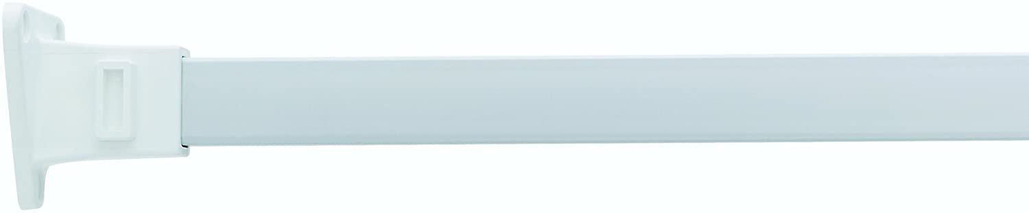 Croydex AD113022 Shower Curtain Rail, White, One Size