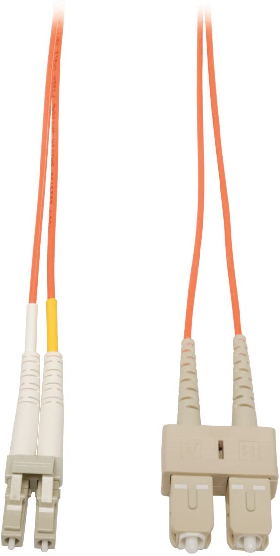 Tripp Lite Duplex Multimode 62.5/125 Fiber Patch Cable (LC/SC), 3 m (N316-03M)