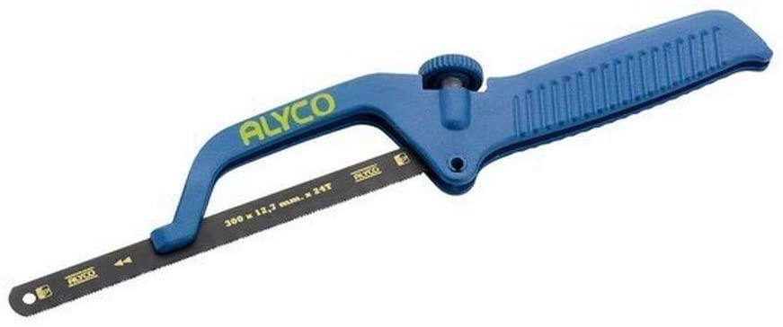 Alyco 144000 144000-Mini Saw Bow 230 mm, Schwarz
