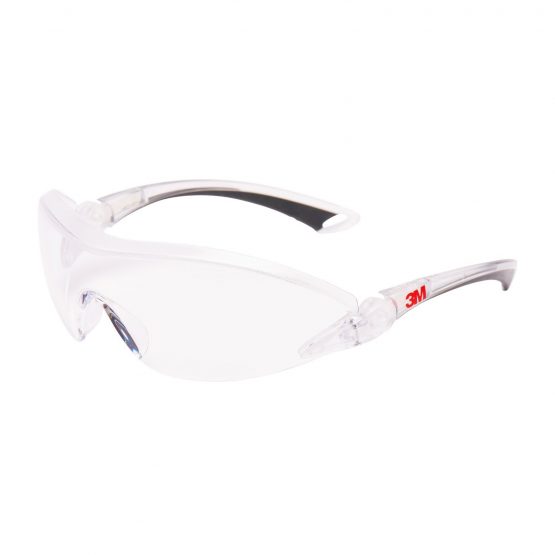 3M Safety Glasses, Anti-Scratch / Anti-Fog, Clear Lens, 2840 - Image 3