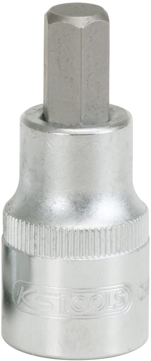 KS Tools 917.1317 1/2" Bit socket hexagon, short, 7/32"