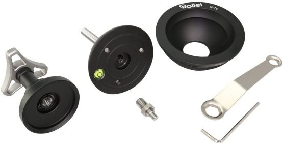 Rollei Rock Solid with Ball Head T7S Carbon Tripod - Camera Tripod with 30 kg Load Capacity, Ideal for Travel and Nature Photography - Suitable for Mirror Reflex (DSLR) and System Cameras (DSLM) - Image 4