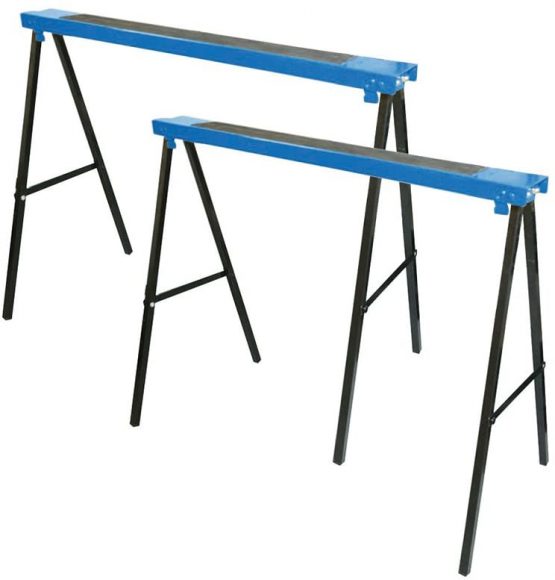 Silverline 783160 Metal Saw Horse Twin Pack 125 kg
