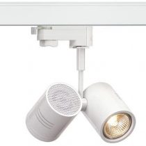 SLV 3-Phase BIMA 2 / Spotlight, LED spot, Ceiling, Track System, Interior Lighting / GU10 50W White, Aluminium, 50 W