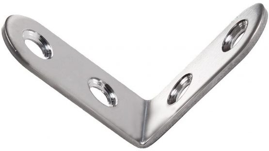 anjias 20 Pcs Right Angle Brackets, 90 Degree Right Angle Brackets 40 * 40mm Stainless Steel Angle Brackets - Image 2
