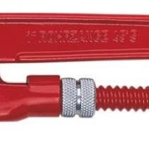 Rennsteig 131 015 2" Standard S-Type 1 1/2" Pipe Wrench, Red