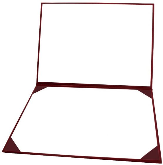 GraduatePro Graduation Certificate Holder A4 Diploma Cover Leather Document Padded Hardback Paper University Graduation Presents Maroon - Image 3