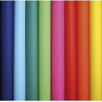 Clairefontaine 384099C Maildor Coloured Poster Paper Roll, 50 x 65 cm, 90 g, 12 Sheets - Assorted Colours