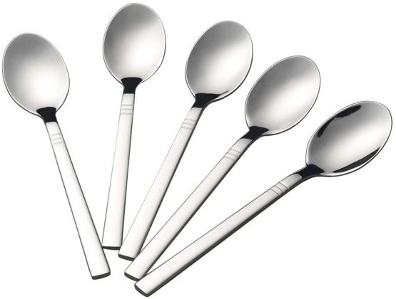 Fosly Stainless Steel Tea Spoon, 12 Pieces Mini Stirring Spoons