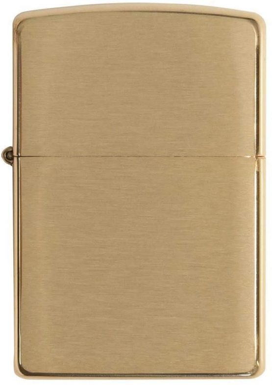 Zippo 204B New Windproof Lighter - Brushed Brass - Image 2