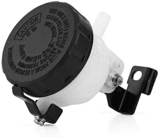 Elerose Universal Brake Reservoir Front Fluid Bottle Motorcycle Master Clutch Oil Cup Cylinder Bracket