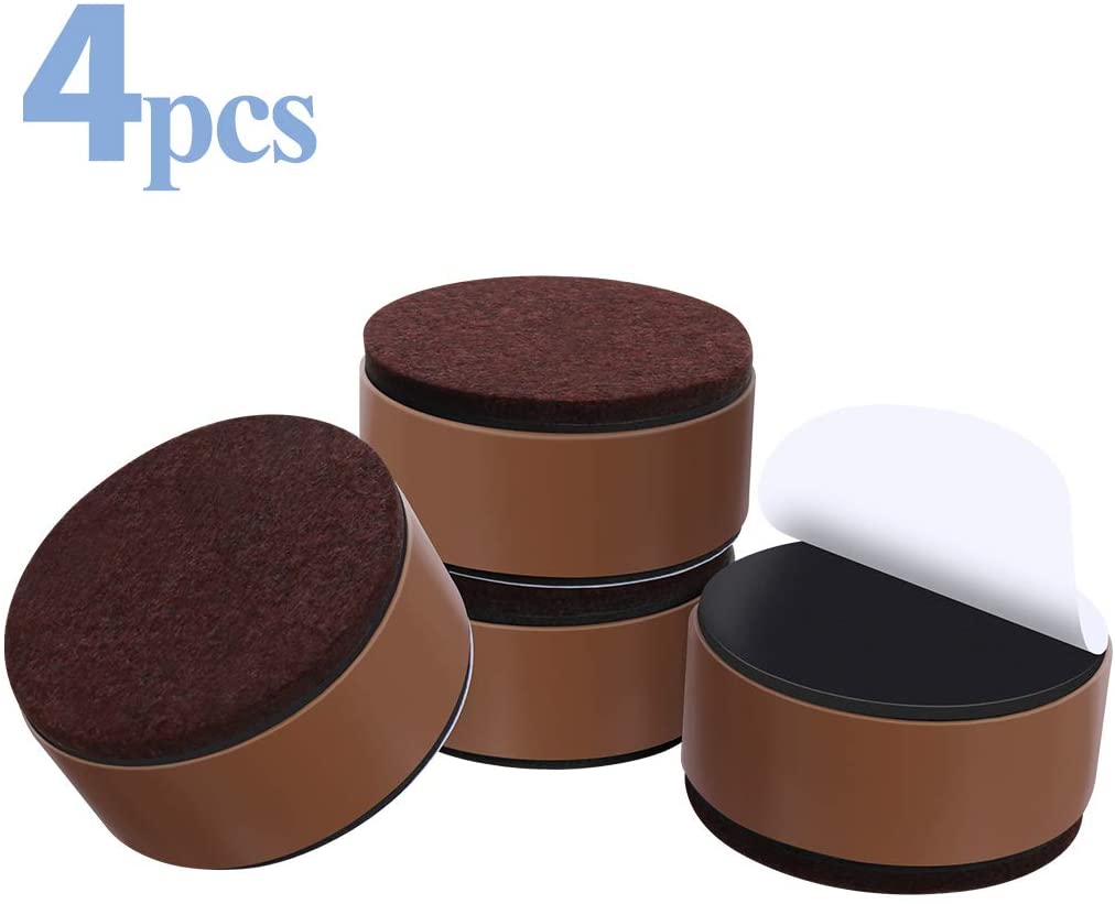 Ezprotekt 1.2" Lift Furniture Risers Carbon Steel Bed Risers