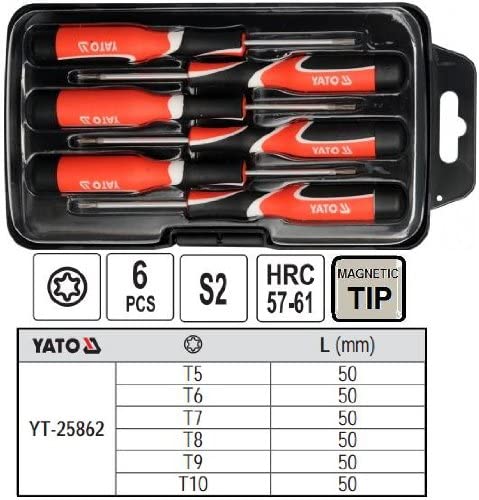 Precision Screwdriver Set of 6, Red - Image 2
