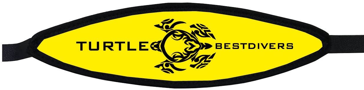 Best Divers Neoprene Mask Strap, Closure, Turtle, Multi-coloured