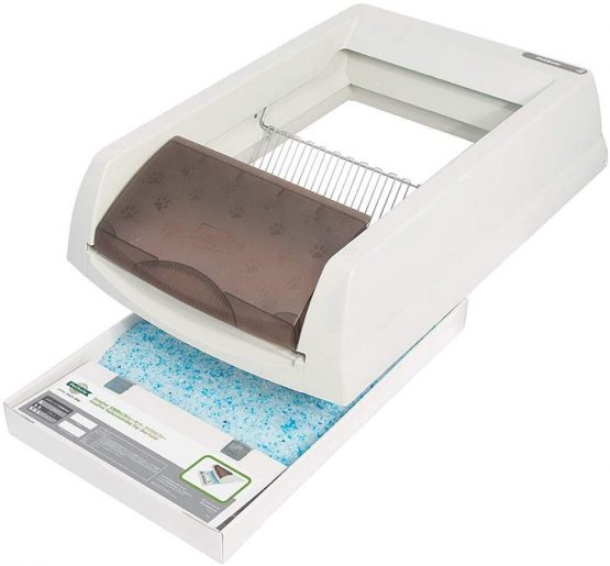 PetSafe ScoopFree Original Self-Cleaning Litter Box for Cats, Automatic Cat Litter Tray, Crystal Cat Litter, Disposable Cat Litter Tray, Hygienic, Odour Free