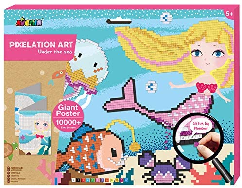 Avenir CH191597 Pixelation Art Under The Sea, Mixed Colours