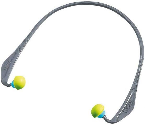 Uvex UX-Xcap Ear-Plugs, Grey, Blue and Green, Uni Size